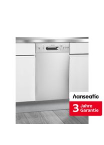 Hanseatic Unterbaugeschirrsp&uuml;ler "HGU4582E97736BI", Energieeffizienz: E, silber (edelstahl), B:44,8cm H:81,5cm T:57cm, Geschirrsp&uuml;ler, inkl. 3 Jahre Herstellergarantie, Unterbaugeschirrsp&uuml;ler
