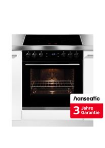 Hanseatic Induktions Herd-Set "HBCO7210A1+HI46074CA", Energieeffizienz: A+, schwarz, Herdsets, inkl. 3 Jahre Herstellergarantie, Induktions Herd-Set