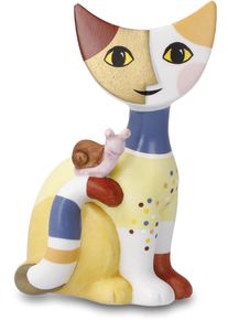 Sammelfigur Goebel "Figur Rosina Wachtmeister - "Nicola", bunt, B:5cm H:8cm T:4cm, Porzellan, Dekofiguren, Sammelfigur, Katze