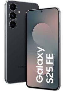 Samsung Smartphone "Galaxy S25 FE", Energieeffizienz: B, schwarz (jetschwarz), 128 GB, Mobiltelefone, Smartphone