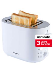 Hanseatic Toaster "HT2850WD", wei&szlig;, B:27cm H:19cm T:16cm, Toaster, inkl. 3 Jahre Herstellergarantie, Toaster