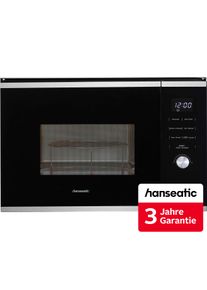 Hanseatic Einbau-Mikrowelle "TG925HS6", schwarz, B:59,4cm H:40,3cm T:38,2cm, Mikrowellen, inkl. 3 Jahre Herstellergarantie, Einbau-Mikrowelle