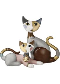 Sammelfigur Goebel "Figur R. Wachtmeister - Emma e Milo Jahreskatze 2025", bunt, B:11cm H:17cm T:21,5cm, Porzellan, Dekofiguren, Sammelfigur