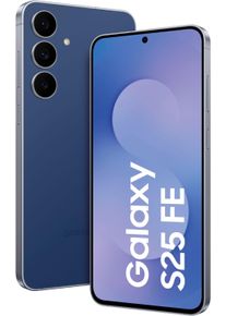 Samsung Smartphone "Galaxy S25 FE", Energieeffizienz: B, blau (navy), 256 GB, Mobiltelefone, Smartphone