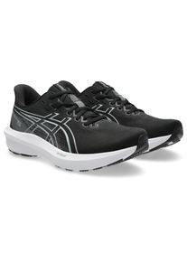 Laufschuh asics "GT-1000 15", Herren, Gr. 49, schwarz-wei&szlig; (schwarz, schwarz), Synthetik, Schuhe Laufschuh, f&uuml;r mehr Stabilit&auml;t und wasserdicht