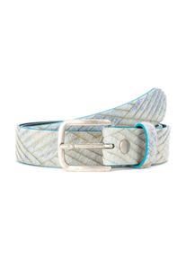 Lederg&uuml;rtel BA98-Cologne "BA98-Cologne G&uuml;rtel", Damen, Gr. 11,5, blau, Obermaterial: 100% Lammleder LEL., G&uuml;rtel Lederg&uuml;rtel, handgefertigt