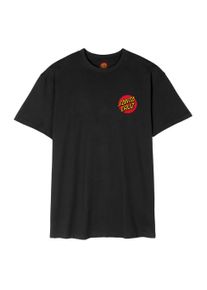 T-Shirt Santa Cruz "CLASSIC DOT CHEST T-SHIRT", Herren, Gr. M, schwarz, Obermaterial: 100% Baumwolle, Shirts T-Shirt
