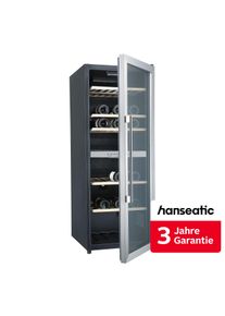 Hanseatic Weink&uuml;hlschrank "HWC77FCIA", Energieeffizienz: F, schwarz, B:48cm H:128,5cm T:57,5cm, Weink&uuml;hlschr&auml;nke, inkl. 3 Jahre Herstellergarantie, Weink&uuml;hlschrank