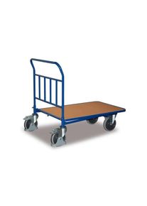 Cordes Transportvagn 400 kg, Bl&aring; Verkstadsvagn, CC Vagn, Pulverlackerad