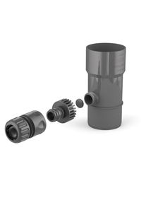 Regnvattensamlare 110mm, Stupr&ouml;r anslutning, Grafit