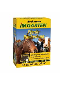 BECKMANN&BREHM H&auml;stdynga och kog&ouml;dsel pelleterad 2,5 kg BIO odling l&auml;mplig