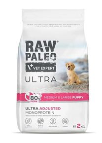 VetExpert Raw Paleo Ultra Pork Medium & Large Puppy - dry dog food - 2kg