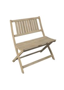 Beldano Gartenbank, Akaziefarben, Holz, Akazie, teilmassiv, 80x86x54 cm, FSC 100%, Holzm&ouml;bel, Sitzgelegenheiten Holz, Holzb&auml;nke, Gartenb&auml;nke Holz