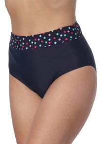Damen Bikini-Hose mit angesetzter Blende marine Gr&ouml;&szlig;e 48