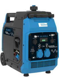 G&uuml;de Stromerzeuger G&Uuml;DE "Inverter &raquo;ISG 3200-2&laquo;", blau (blau, schwarz), B:60cm H:56,5cm T:31cm, Stromerzeuger, Stromerzeuger