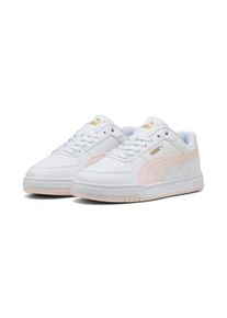 Sneaker Puma "CAVEN III", Damen, Gr. 42,5, rosa (Puma wei&szlig;, jasmine flower, gold), Synthetik, mehrfarbig, Schuhe Sneaker, f&uuml;r sportliche und l&auml;ssige Looks, mit gepolstertem Fu&szlig;bett