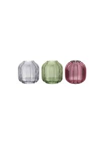 Villeroy & Boch Dekovase VILLEROY & BOCH "Vasen-Set Fleur 11 cm 3er Set bunt", bunt, B:11cm H:11cm T:11cm &Oslash;:11cm, Vasen, Dekovase, Sp&uuml;lmaschinenfest