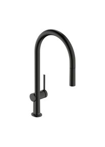 Hansgrohe Talis M54 Sp&uuml;ltischarmatur 72802340 mit Ausziehauslauf, 1jet, brushed black chrome