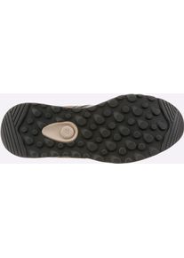 Sneaker Heine, Damen, Gr. 37, taupe, altsilber, bronze, Glattleder, Leder, Rindsleder, Veloursleder, Schuhe Sneaker