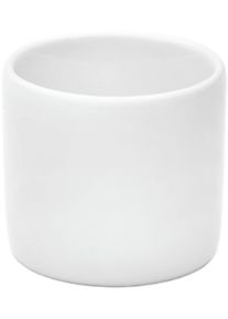 Eierbecher Van Well "Gourmet", wei&szlig;, B:4,7cm H:4,5cm &Oslash;:4,7cm, Porzellan, Eierbecher, Eierbecher, sp&uuml;lmaschinenfest und mikrowellengeeignet, Porzellan