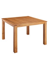 Gartentisch Merxx "Toskana", braun, B:110cm H:76cm T:110cm, Tische, Gartentisch, 110x110 cm