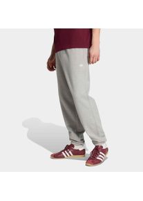Sporthose adidas originals "ESS PANTS FT", Herren, Gr. L, N-Gr, grau (medium grau heather, normal, gr.), Obermaterial: 100% Baumwolle, Hosen Sporthose