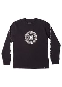Langarmshirt DC Shoes "DC Corpo", Jungen, Gr. 12(148-156cm), schwarz, Obermaterial: 75% Baumwolle, 25% Baumwolle., Shirts Langarmshirt