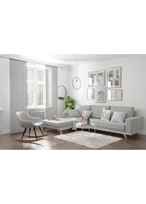 Schiebegardine HOMING "Manhattan", silber (silberfarben), B:60cm H:245cm, Polyester, Gardinen, Schiebegardine, modern, Wohnzimmer, Schlafzimmer