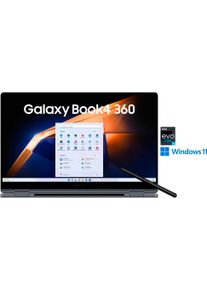 Samsung Convertible Notebook "Galaxy Book4 360 (NP750Q ) 15''", grau, 16 GB RAM 512 GB SSD, Core 5, Microsoft Windows 11 Home, Notebooks, Intel Core 5 120U Prozessor, 16 GB + 512 GB, Convertible Notebook