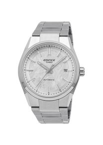 Automatikuhr CASIO EDIFICE, edelstahlfarben, silberfarben, Armbanduhren, Damen, Automatikuhr, Armbanduhr, Damenuhr, Herrenuhr, Mechanische Uhr, Edelstahlarmband