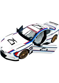 Spielzeug-Auto Jamara "Diecast, BMW 3.0 CSL Hommage R wei&szlig; inklusive Batterien", wei&szlig;, Spielzeugfahrzeuge, KinderB:8,3cm H:5,3cm T:21cm, Kunststoff, Metall, Spielzeug-Auto, LED Licht; Ma&szlig;stab 1:24, B:8,3cm H:5,3cm T:21cm