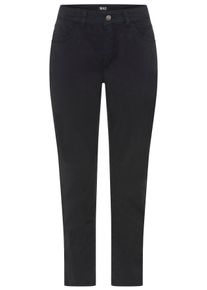 7/8-Hose MAC "Melanie Summer", Damen, Gr. 46, L&auml;nge 27, dunkelblau ppt, Twill, Obermaterial: 97% Baumwolle, 3% Elasthan, figurbetont, Hosen 7/8-Hose, Verk&uuml;rzt in sommerlicher Qualit&auml;t