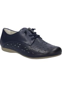 Schn&uuml;rschuh Josef Seibel "Fiona 83, ocean", Damen, Gr. 39, blau (ocean), Obermaterial: 100% Rindsleder Leather cow., Schuhe Schn&uuml;rschuh