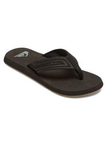 Sandale Quiksilver "Monkey Wrench Core", Herren, Gr. 9(42), schwarz (schwarz 1), Obermaterial: Synthetikmaterial / Futter: Textil / Au&szlig;ensohle: Gummi., Schuhe Sandale