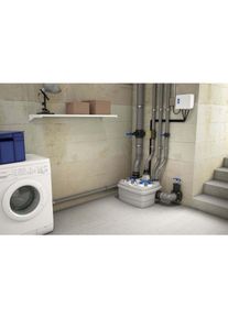 SFA Hebeanlage SaniCubic 2 Classic 0038WPNML grau, mit Kabelalarmsystem