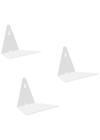 Livetastic Wandregalset, Wei&szlig;, Metall, 17x13x12 cm, Wohnzimmer, Regale, Wandregale