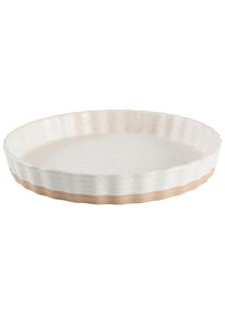 Homeware Profession. Auflaufform, Braun, Beige, Keramik, 1.60 l, rund, 4 cm, Lfgb, backofengeeignet, mikrowellengeeignet, Kochgeschirr, Auflaufformen
