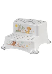 Disney Tritthocker, Wei&szlig; Hochglanz, Kunststoff, 37x21x40 cm, rutschfeste F&uuml;&szlig;e, rutschfeste Trittfl&auml;che, Pflegen, Babytoilette, Tritthocker & Sonstiges