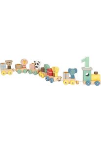 Small Foot trenino di compleanno animali | multicolore