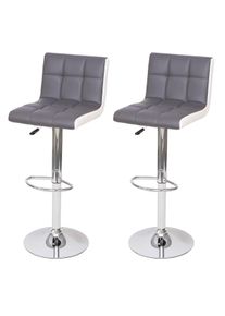 MCW BARHOCKER Grau, Wei&szlig; 2er-Set