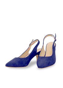 Pumps Andrea Conti "Pumps 10071040", Damen, Gr. 40, blau (royal), Obermaterial: 100% Lederfaserstoff LEAFIBTEX., Schuhe Pumps