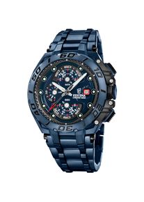 Chronograph Festina "Chrono Bike Special Edition", blau (blau, blau, schwarz), Armbanduhren, Herren, Chronograph, Quarzuhr, Armbanduhr, Herrenuhr, Edelstahlarmband