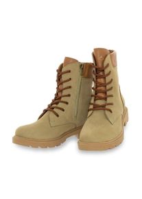 Stiefel Andrea Conti "Stiefel 19860150038", Damen, Gr. 42, gr&uuml;n (khaki, braun), Obermaterial: 100% Lederfaserstoff LEAFIBTEX., Schuhe Stiefel