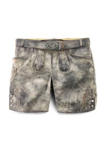 MADDOX COUNTRY Lederhose COUNTRY MADDOX "Lederhose DAFNE", Damen, Gr. 36, EURO, grau (stein), Obermaterial: 100% Ziegenleder goatskin., Hosen Lederhose