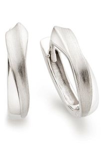 Paar Creolen Bruno Banani "Schmuck Geschenk Silber 925 Ohrschmuck Ohrringe", silber (silberfarben), Ohrringe, Damen, Silber 925 (Sterlingsilber), Paar Creolen
