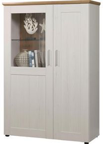 Vitrine Home Affaire "Nybro", andersen pine wei&szlig;, B:95cm H:140cm T:38cm, Schr&auml;nke, Vitrine