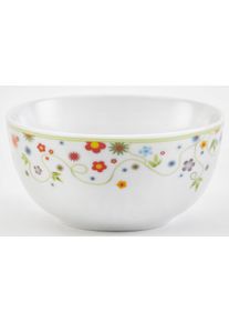 M&uuml;slischale Van Well "Vario", bunt (flower), B:21,5cm H:14,5cm T:15cm &Oslash;:14cm, Porzellan, Sch&uuml;sseln, M&uuml;slischale, sp&uuml;lmaschinen- und mikrowellengeeignet