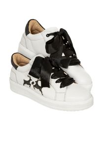 MADDOX COUNTRY Sneaker COUNTRY MADDOX "Sneaker DORLE", Damen, Gr. 41, wei&szlig; (wei&szlig;, schwarz), Obermaterial: 100% Ziegenleder goatskin., Schuhe Sneaker