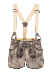 MADDOX COUNTRY Lederhose COUNTRY MADDOX "Lederhose STRINBERG", Damen, Gr. 34, EURO, grau (stein), Obermaterial: 100% Ziegenleder goatskin., Hosen Lederhose
