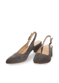 Pumps Hirschkogel "Pumps 10071350", Damen, Gr. 41, grau (anthrazit), Obermaterial: 100% Lederfaserstoff LEAFIBTEX., Schuhe Pumps